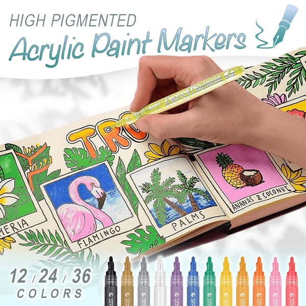 Hjemix | Høypigmenterte akrylmalepennar