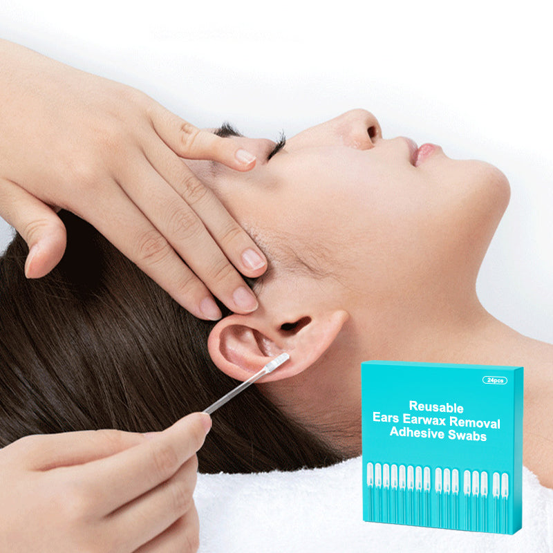 Hjemix | 🔥50% RABATT🔥 Ørevoksfjerning av selvklebende bomullspinner