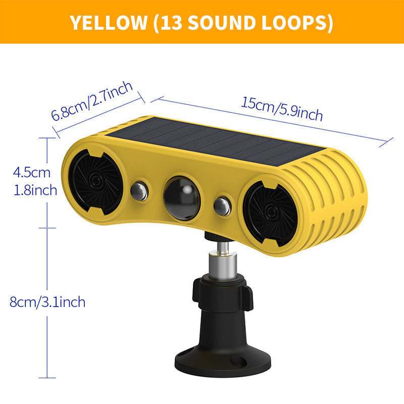 Hjemix | Solbevegelsesensor utendørs alarmer for avskrekking
