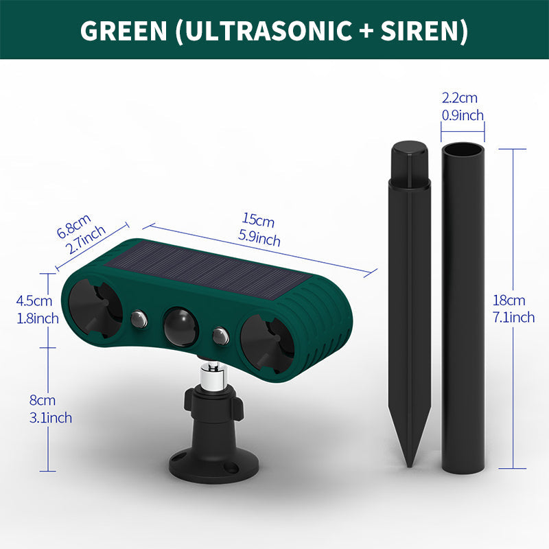 Hjemix | Solbevegelsesensor utendørs alarmer for avskrekking