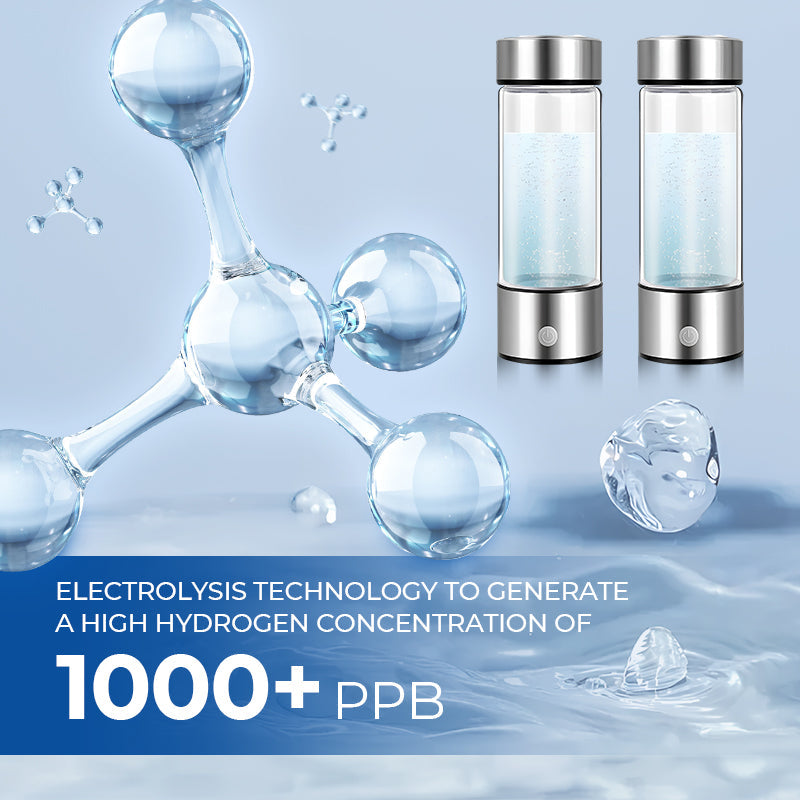 Hjemix | Hydrogen Wellness Bottle 💧 | Pure, Energized Water Anywhere 🌟