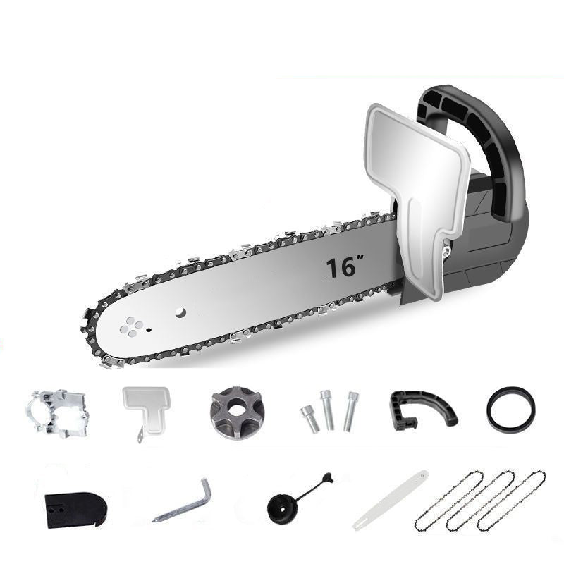 Hjemix | Vinkelsliper ombygd til elektrisk motorsag