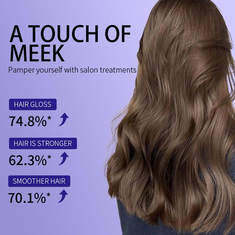 Hjemix | Lilla keratinhårmaske - låser farge og nøytraliserer messing- og gule toner for blondt sølvgrått hår med lyse striper