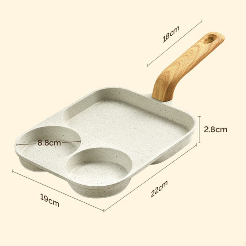 Hjemix | 3-i-1 delt non-stick panne