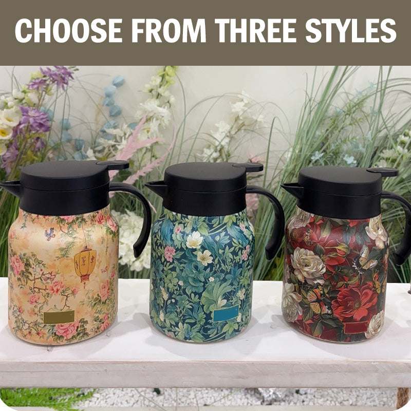 Hjemix | đ„Tidsbegrenset rabattđ„1000 ml vakuumisolert tekanne med sil