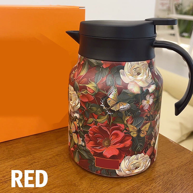 Hjemix | đ„Tidsbegrenset rabattđ„1000 ml vakuumisolert tekanne med sil