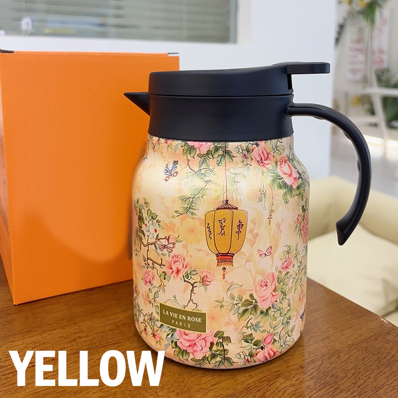 Hjemix | đ„Tidsbegrenset rabattđ„1000 ml vakuumisolert tekanne med sil