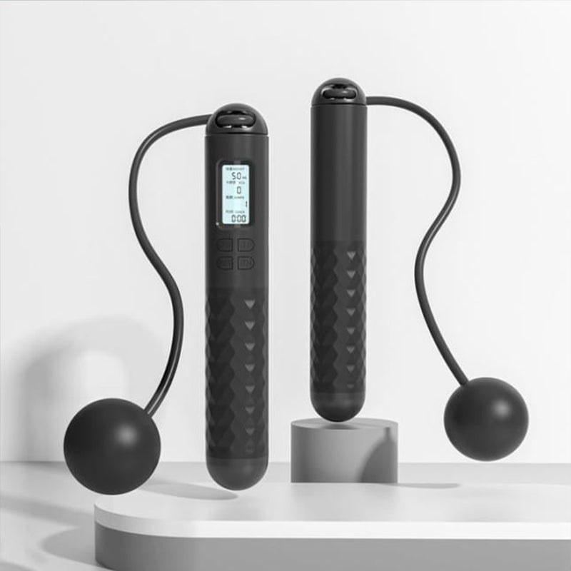 Hjemix | Batteridrevet hoppe tau med teller og vekt baller