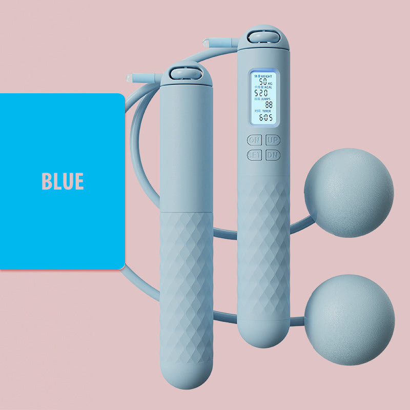 Hjemix | Batteridrevet hoppe tau med teller og vekt baller