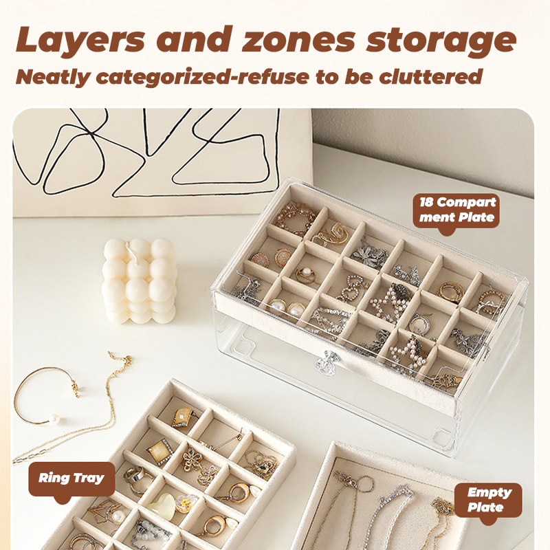 Hjemix | Smykkeskrin for Oppbevaring av Smykker