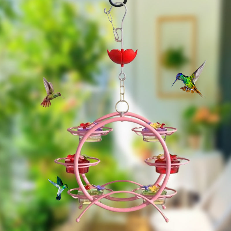 Hjemix | Utendørs Unik Kolibri Metall Hengefôr Sett