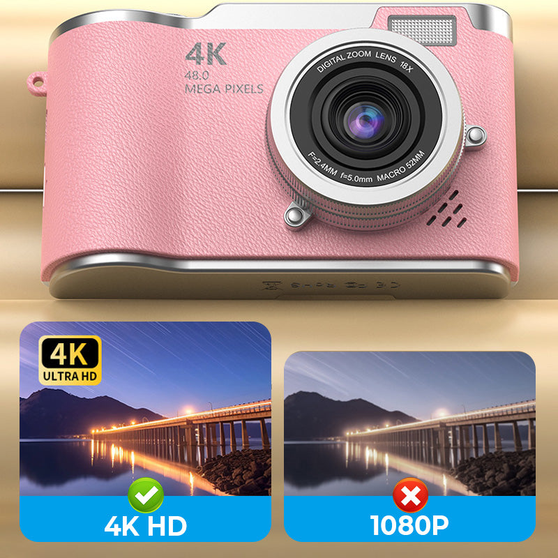 Hjemix | 4K HD Flip-Skjerm Digitalkamera
