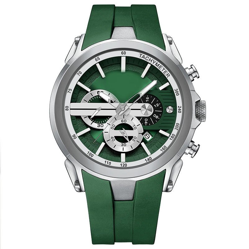 Hjemix | đStilig sportsklokke med lysende display, silikonrem og vanntett designđ