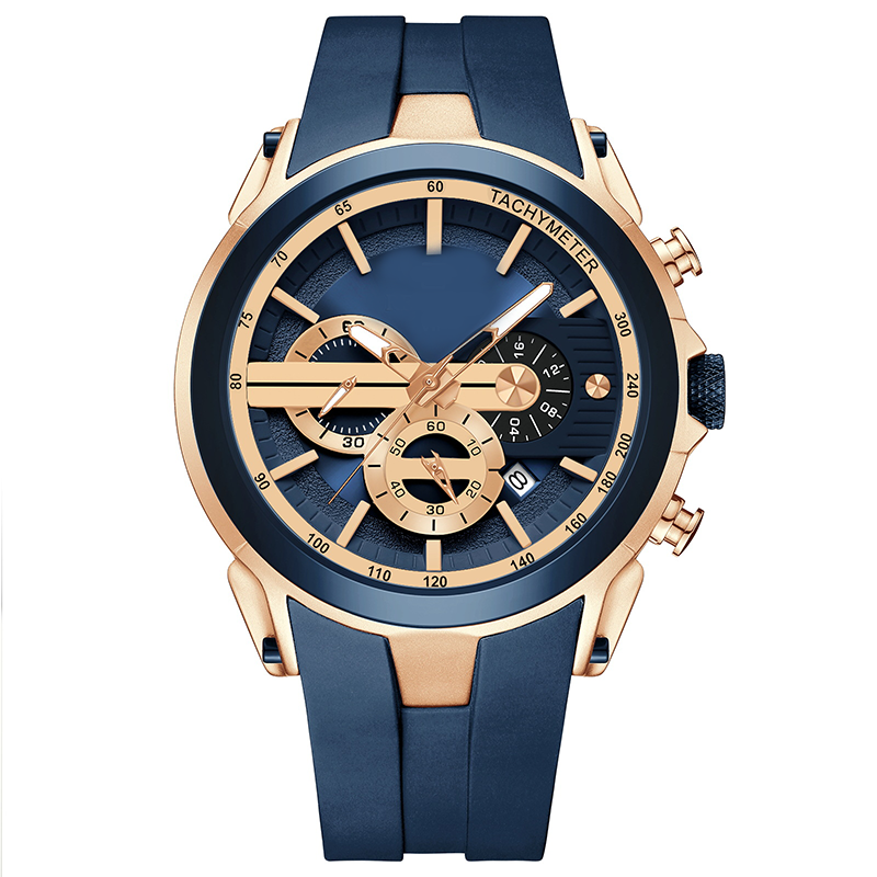 Hjemix | đStilig sportsklokke med lysende display, silikonrem og vanntett designđ