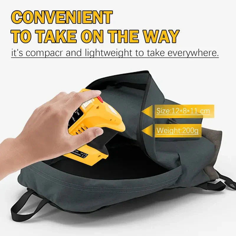 Hjemix | đ„Kompakt DC til AC-omformer - for biler, campingvogner, utendĂžrs bruk og fritidsboliger