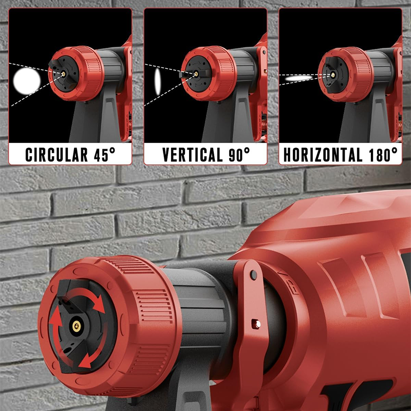 Hjemix | Bærbar, kraftig, elektrisk malingssprøytesett