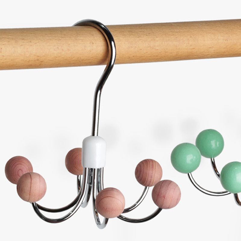 Hjemix | 360° roterbar multifunksjonell oppbevaringshengeren med 6 kroker