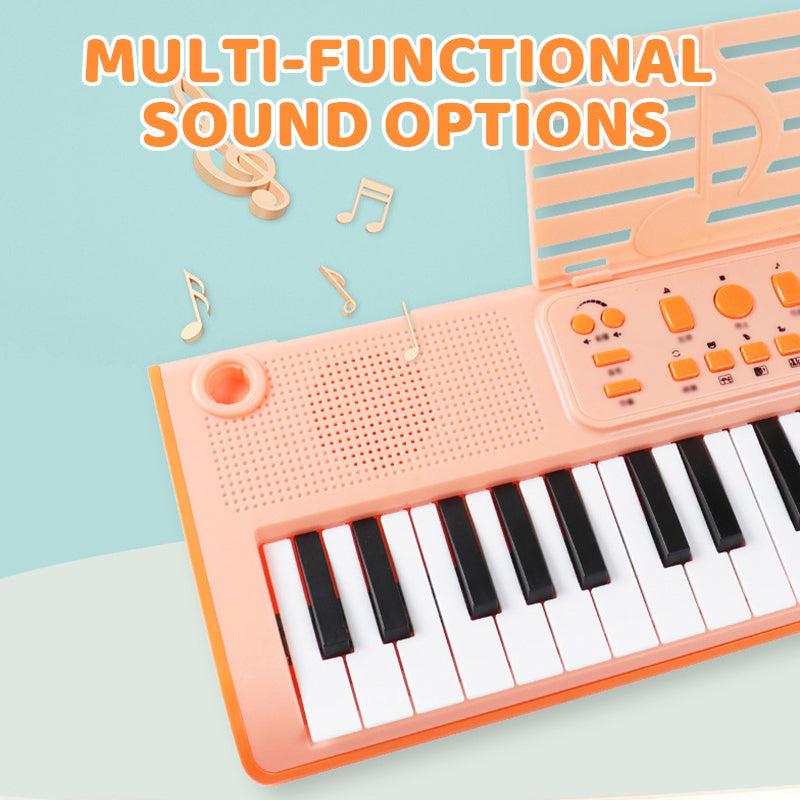 Hjemix | 37-tangenters pianotastatur for barn med mikrofon