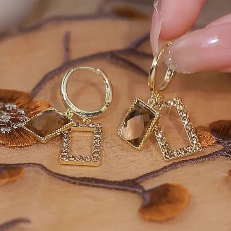 Hjemix | Dangle Hoop-øreringer for kvinner