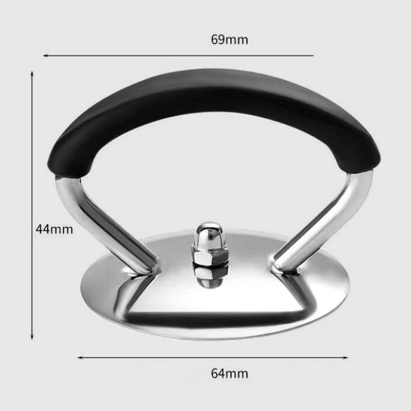 Hjemix | Silikongryteklokke med anti-sprutknott som holder håndtaket