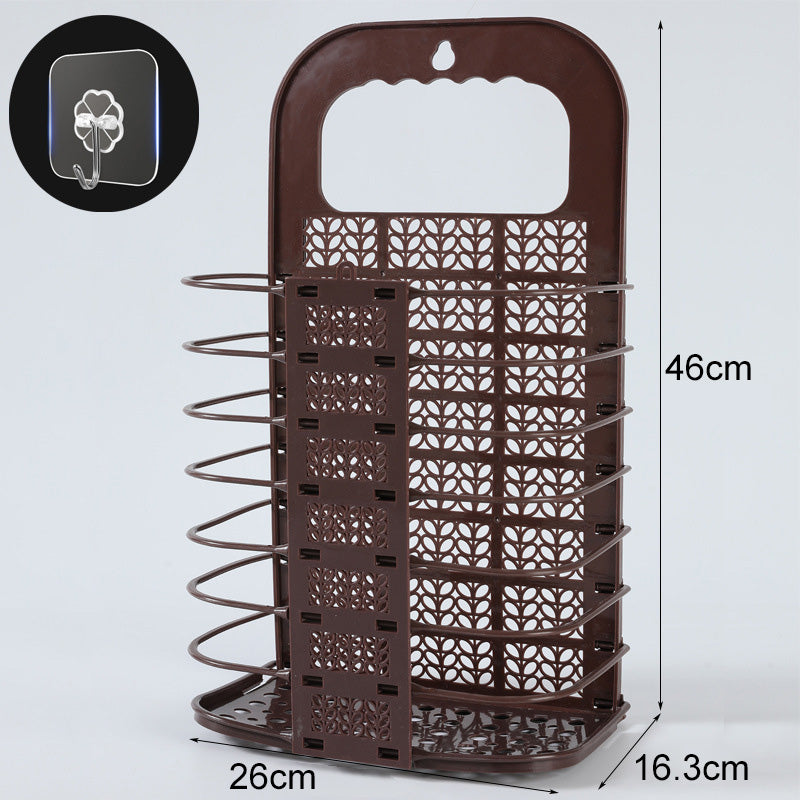 Hjemix | Sammenleggbar veggmontert skittentøyskurv