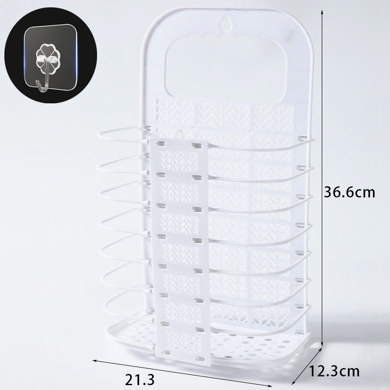 Hjemix | Sammenleggbar veggmontert skittentøyskurv