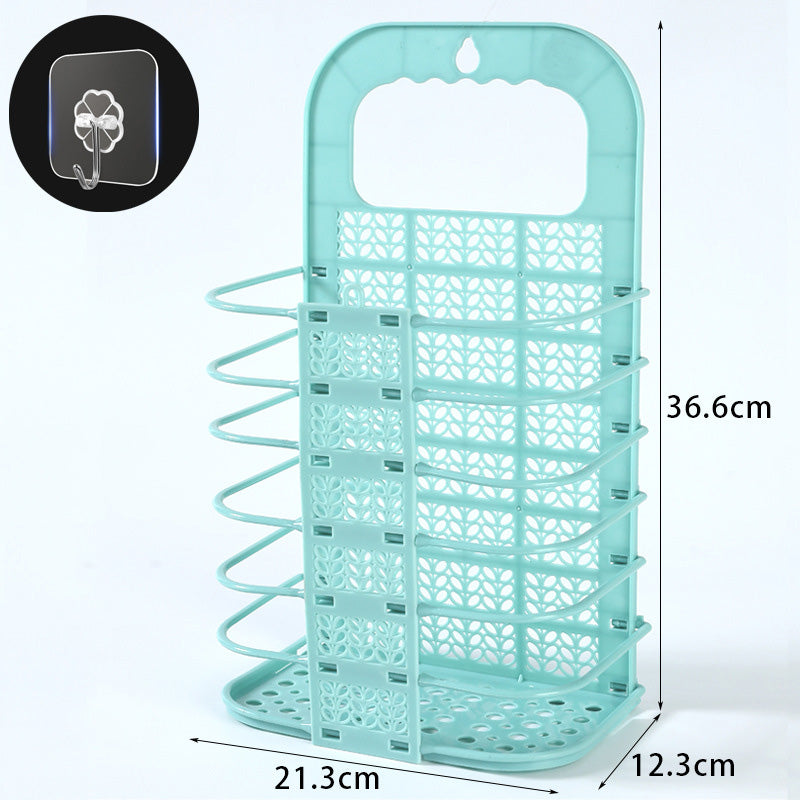 Hjemix | Sammenleggbar veggmontert skittentøyskurv