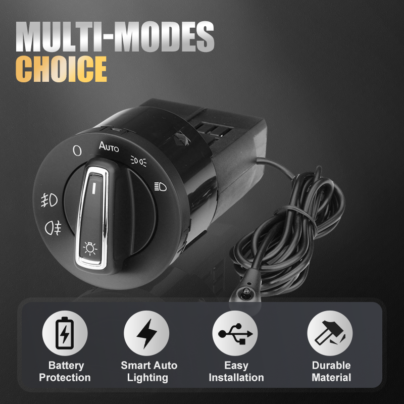 Hjemix | Bil Hovedlykt Lampe Kontrollbryter