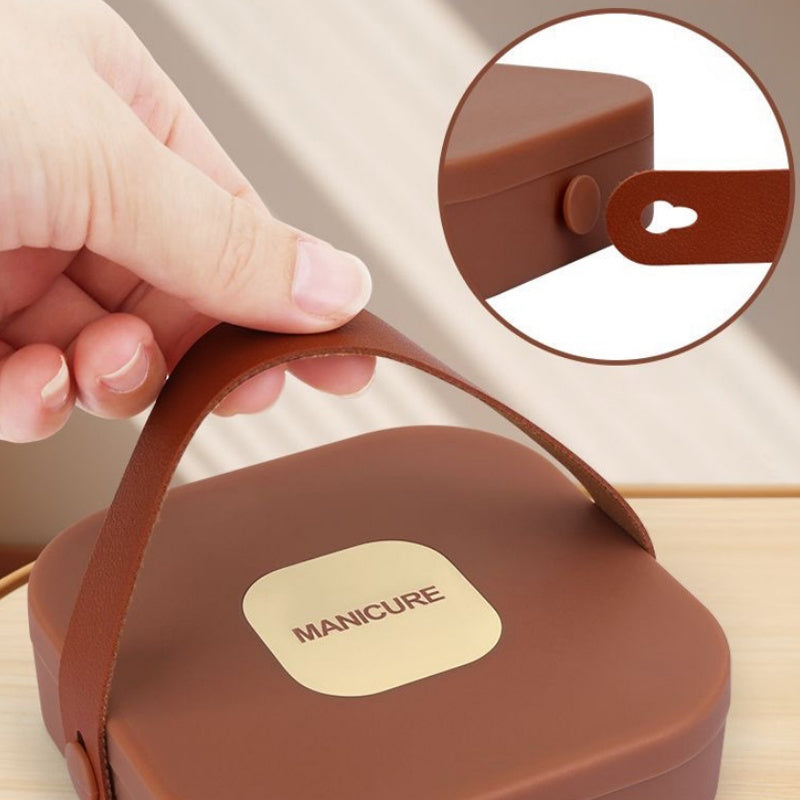 Hjemix | Bærbart 7-delt manikyrsett med neglesaks