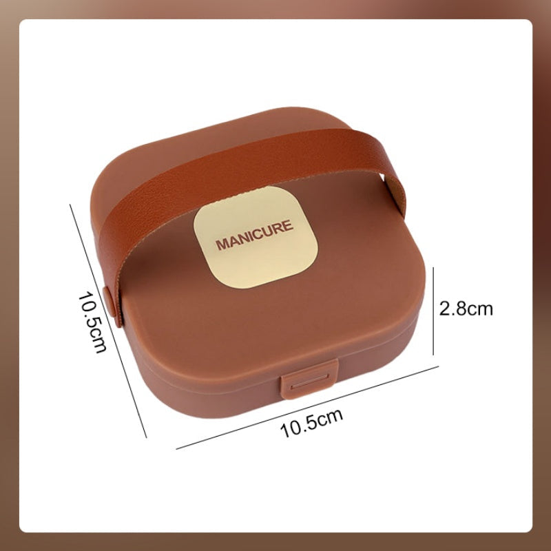 Hjemix | Bærbart 7-delt manikyrsett med neglesaks