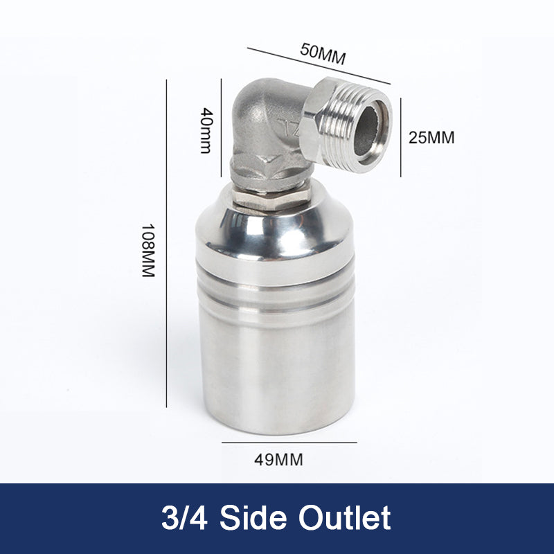 Hjemix | Flytende kuleventil i rustfritt stål