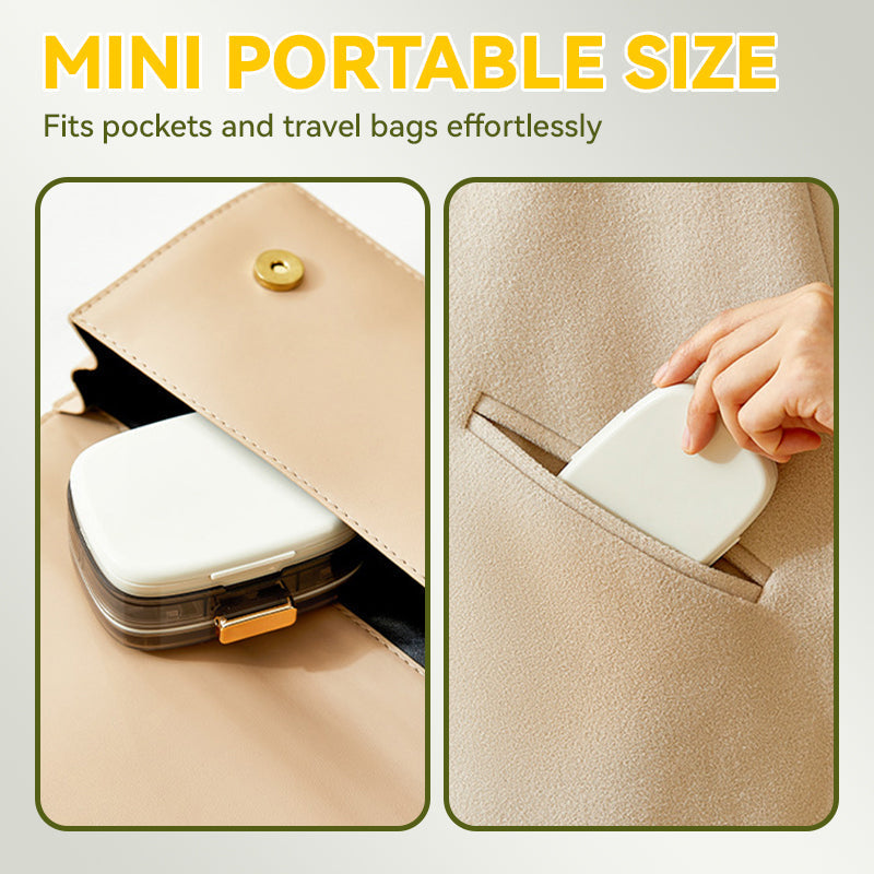 Hjemix | Forseglet bærbar reise-pilleboks