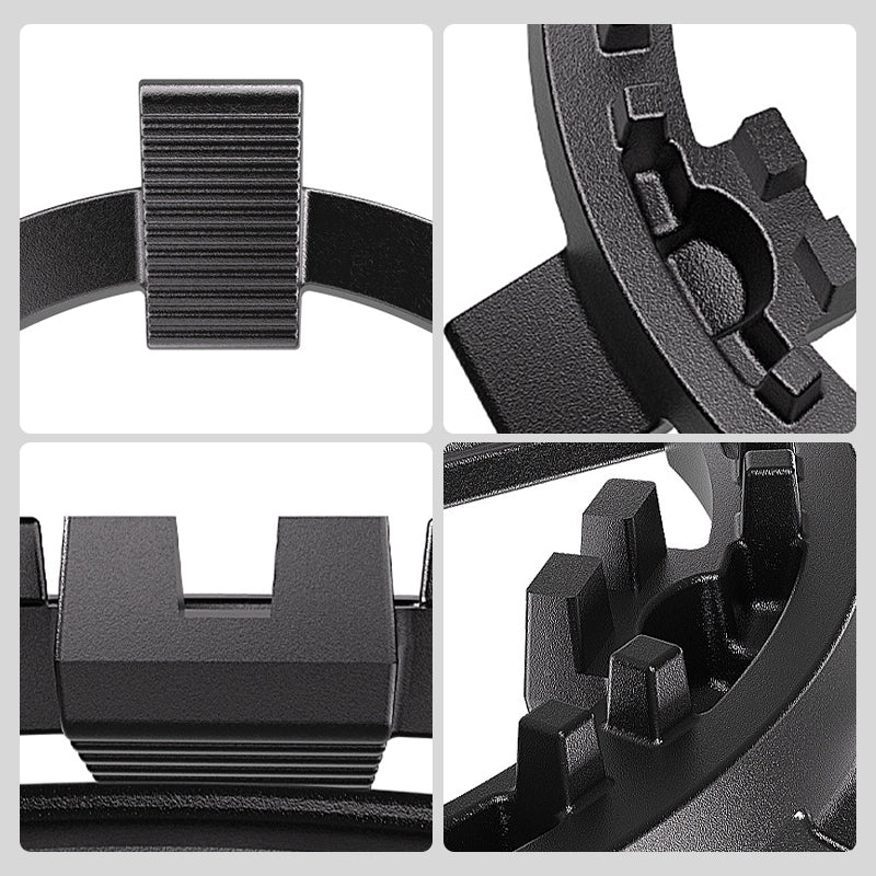 Hjemix | Universell gasskomfyrstativ med sklisikkert støttehylle