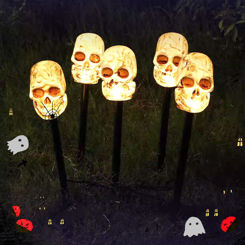 Hjemix | Halloween gresskarhage solcellelampe