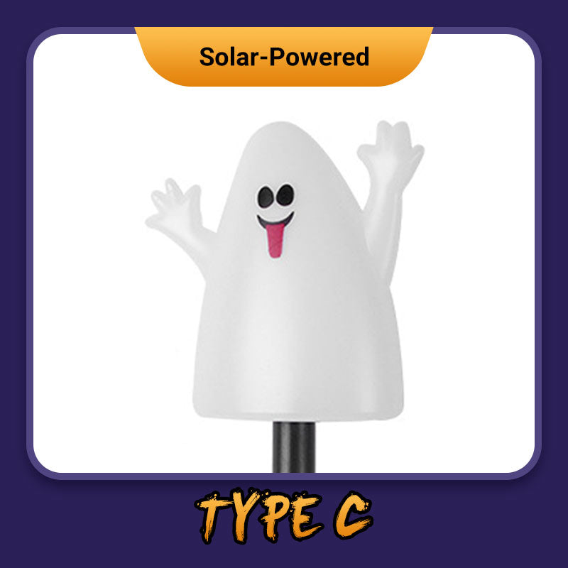 Hjemix | Halloween gresskarhage solcellelampe