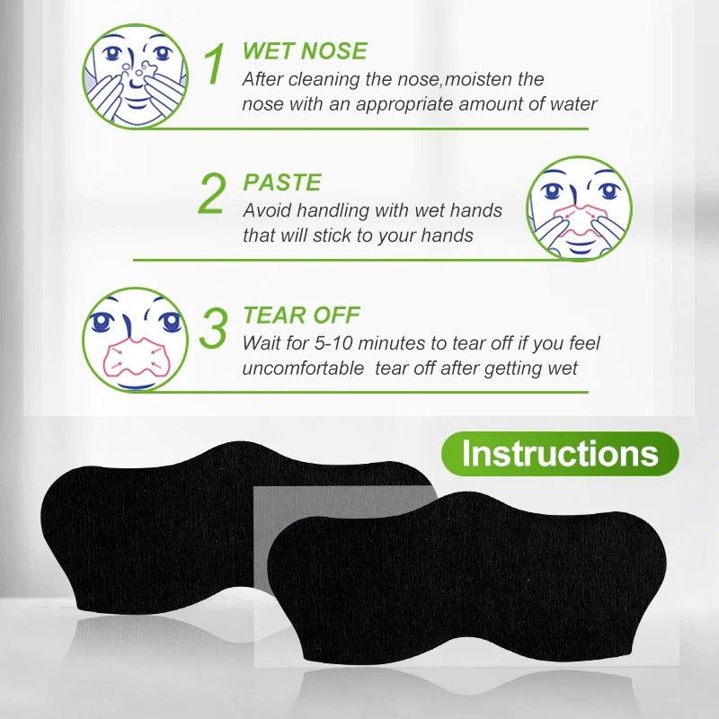 Hjemix | Blackhead Remover Sticky Nose Patches (100 stykker)