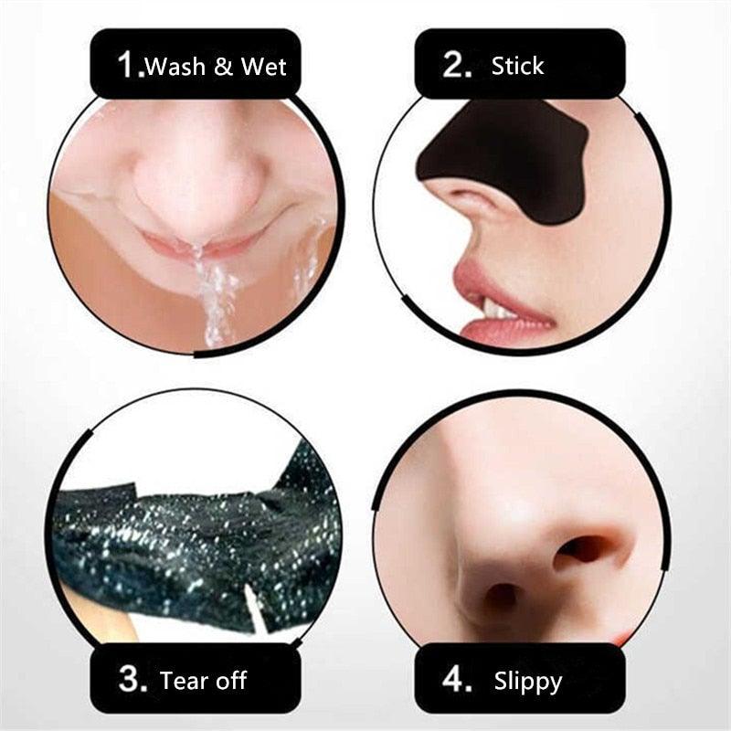 Hjemix | Blackhead Remover Sticky Nose Patches (100 stykker)