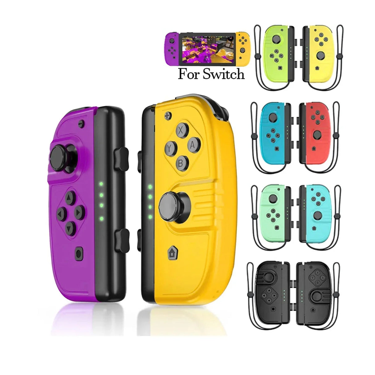 Hjemix | Trådløs OLED Joycon Gamepad for Nintendo Switch Joyco