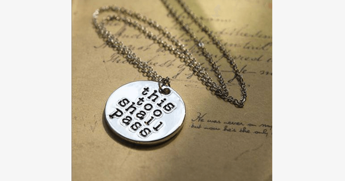 Hjemix | Denne Også Vil Gå Over Pendantsmykke