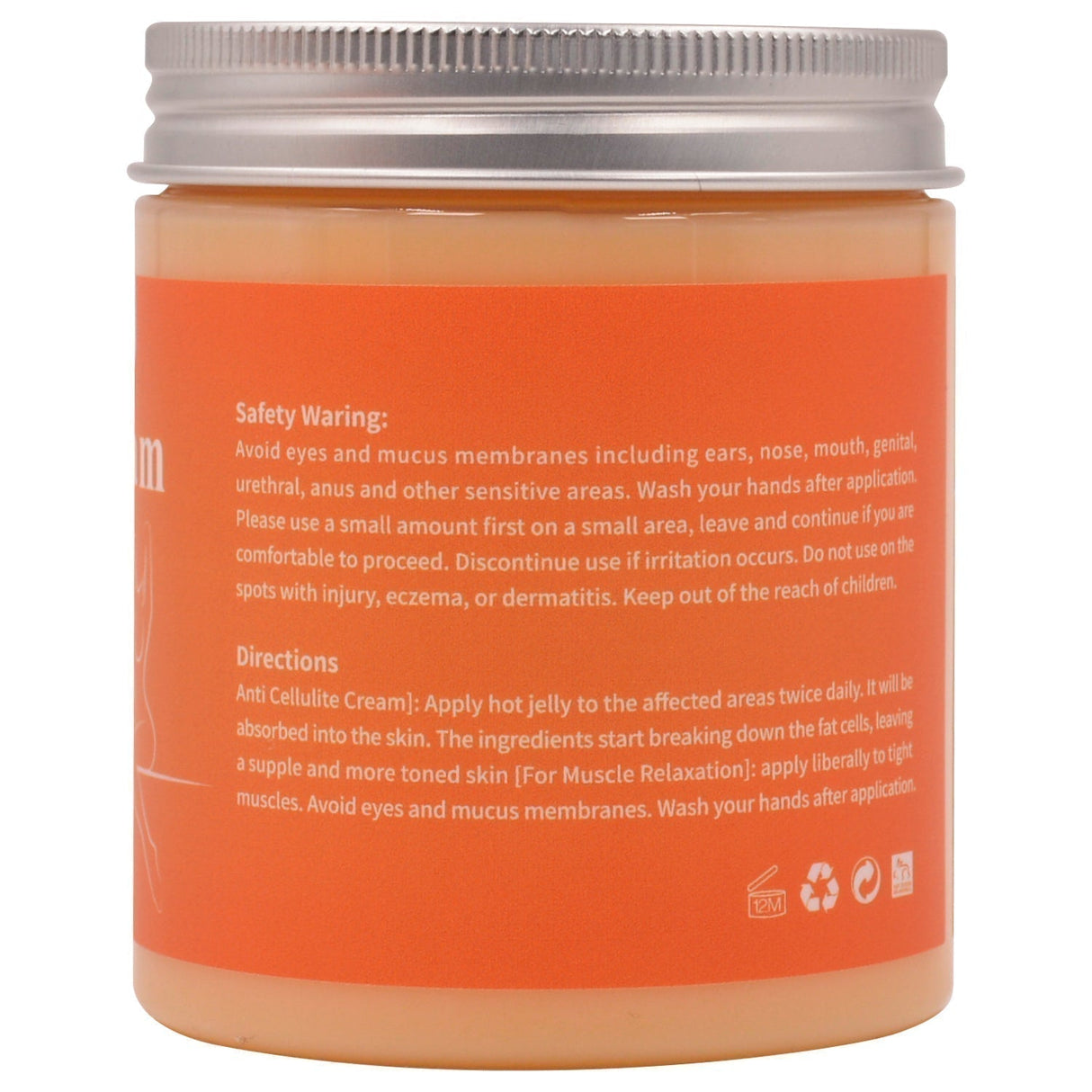 Hjemix | Ultimate Shape Cream – øker fettforbrenning – reduserer cellulitter – 500 ml – veggklokke