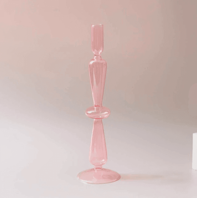 Hjemix | Vintage-Glass-Lysestake Candle Holder