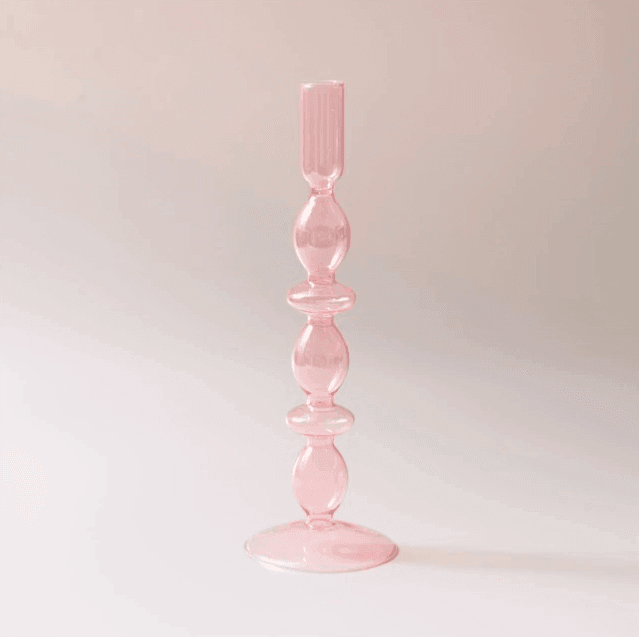 Hjemix | Vintage-Glass-Lysestake Candle Holder