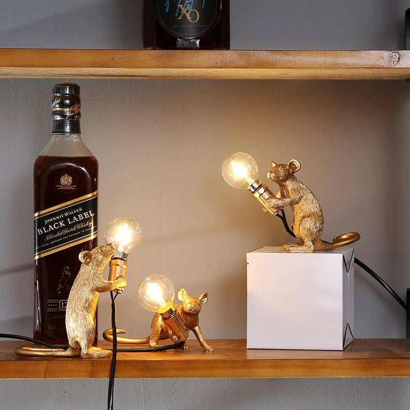 Hjemix | Vintage Mouse LED Bordlampe