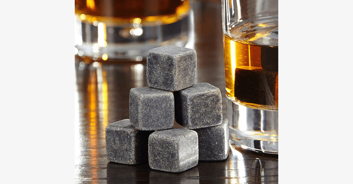 Hjemix | Pakke med 9 Isstein for Ånd – Nyt Drikkene Dine 'On The Rocks'!