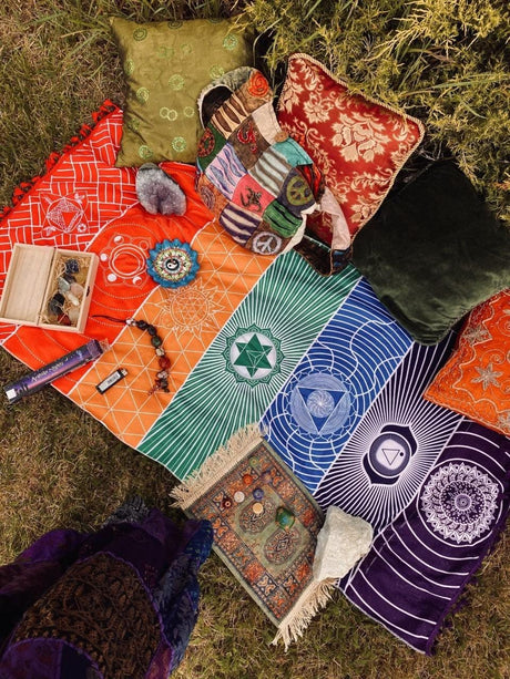 Hjemix | 7 Chakra Regnbue Yoga Matte