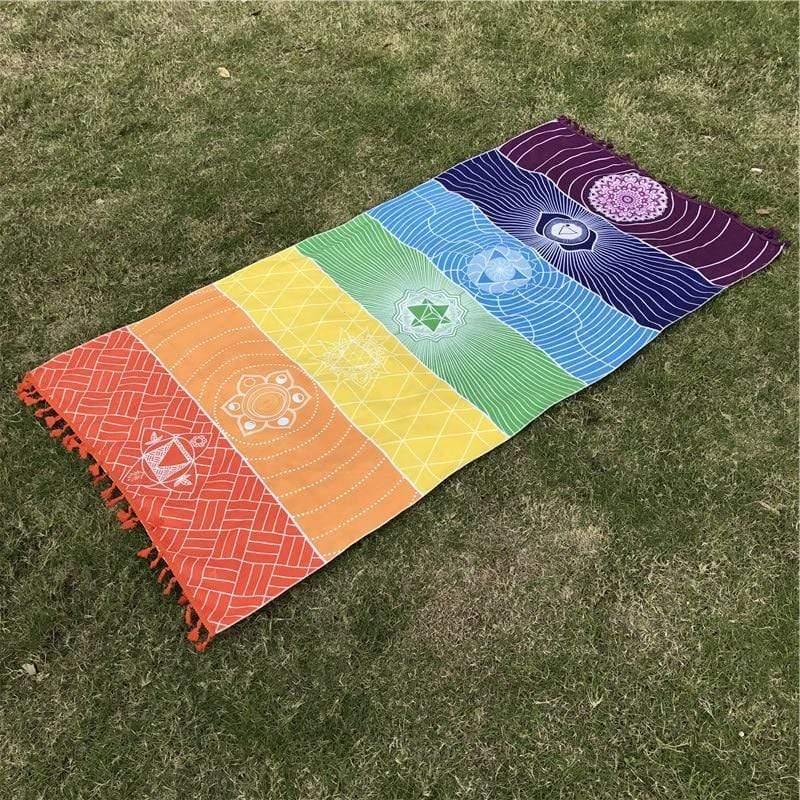 Hjemix | 7 Chakra Regnbue Yoga Matte