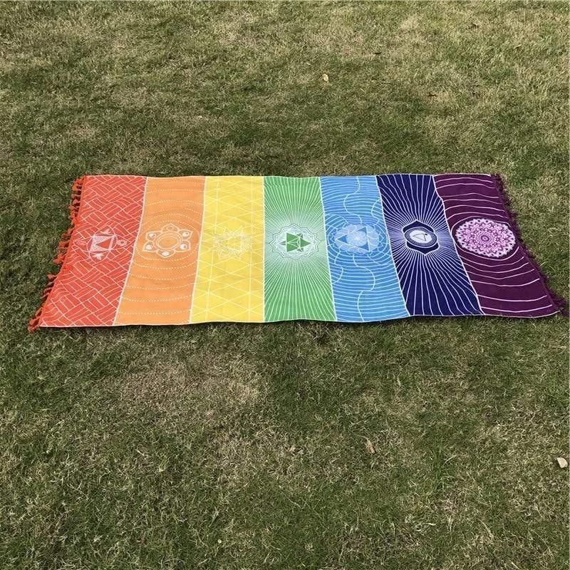 Hjemix | 7 Chakra Regnbue Yoga Matte