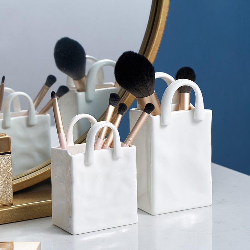 Hjemix | Hvit Bag Porselen Vase