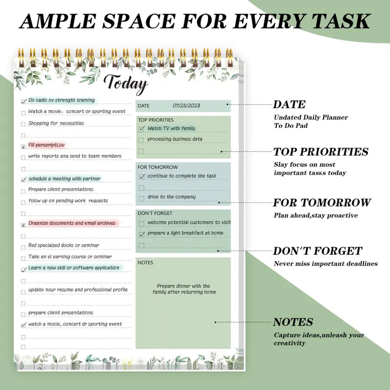 Hjemix | To-do Liste Notatblokk (52 Sider)