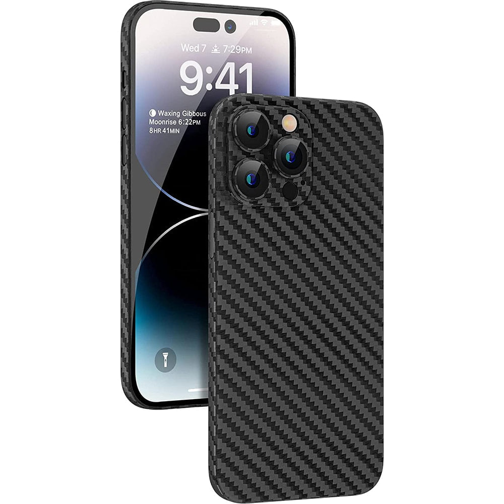 Hjemix | 0.3mm Ultra Tynn Tekstur Matt Hardt Skall For iPhone